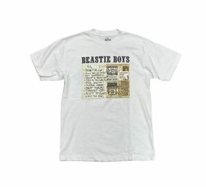 ビースティボーイズ FACT. X BEASTIE BOYS 限定 Tシャツ 自叙伝出版記念 両面プリント ホワイト サイズS [l-0181]