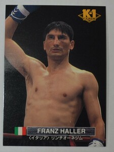 送料84円　K-1●FRANZ HALLER フランツ・アレー●格闘技　トレーディングカード　6,5㎝×9㎝　美品