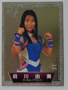 送料84円　プロレス●府川由美/YUMI FUKAWA●格闘技　トレーディングカード　6,5㎝×9㎝　美品