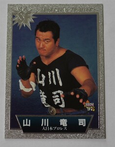 送料84円　プロレス●山川竜司/RYUJI YAMAKAWA●格闘技　トレーディングカード　6,5㎝×9㎝　美品