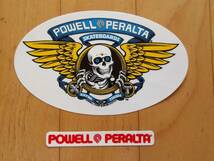 即決 OLD SKATE STICKER POWELL PERALTA WING RIPPER パウエル ペラルタ2枚セット_画像1