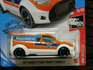 送料　220円〜即決☆☆HOT WHEEL FOR TRANSIT CONNECT HW RESCUE