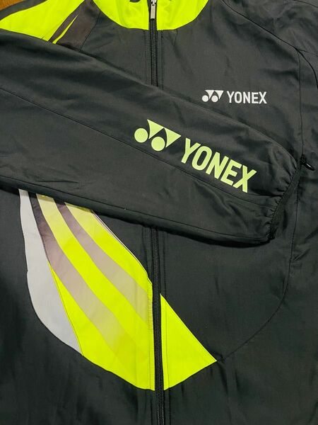 稀少品　ヨネックス YONEX ジャージ　ウインドブレーカー　バドミントン　テニス　蛍光色　ロゴ