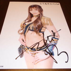 女子プロレス スターダム STARDOM ☆雪妃真矢☆ 直筆サイン入りポートレートの画像1