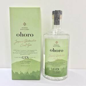 T2034H●未開栓●ohoro GIN ニセコ蒸留所 720ml●スピリッツ アルコール分47% クラフトジン