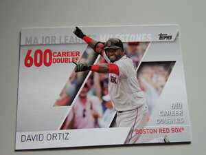 2017 Topps Major League Milestones David Ortiz