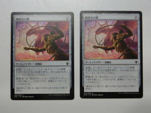 【MTG】蜘蛛糸の網　日本語2枚セット　タルキール龍紀伝　DTK　コモン