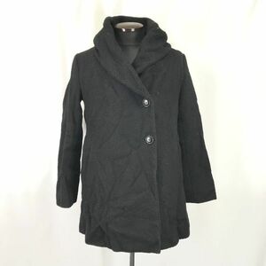 COMME CA ISM/コムサイズム★ふわ生地コート【woman size-M/black】ツイード/Coats/Jackets/Jumpers◆BH162