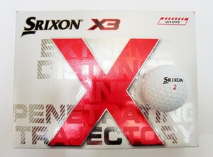 新品★ダンロップ★スリクソン X3 ボール★SRIXON★2022★ホワイト★1箱★12球