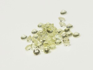  clean lemon quartz 3mm round. Rod 50ke.5.55ct