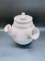 Z2-037-120-3.0 急須 煎茶道具 大振り急須 特大サイズ 茶器 陶器製 湯沸かし ボーフラ お茶 アンティーク コレクション 大きい_画像1