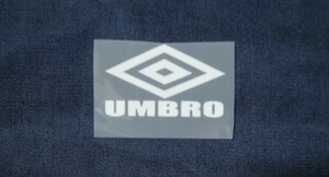 【プレミア】UMBRO ナンバー用ロゴ［ホワイト］2/マンチェスターUTD