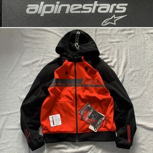 alpinestars アルパインスターズ マルク・マルケスコラボ フーディー 4200220 RD/BK XXLサイズ 定価32780円 CEプロテクター装備 A50131-7