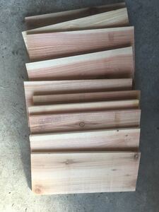 【送料無料】木の板　国産天然木　杉板　DIYなどに　18×42×1.5cm 46枚　160サイズ