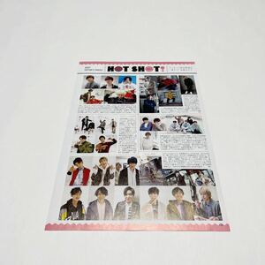 184 【Snow Man 雑誌 切り抜き2p】A.B.C-Z Hey! Say! JUMP ジャニーズWEST King&Prince なにわ男子 Aぇ!group Lilかんさい