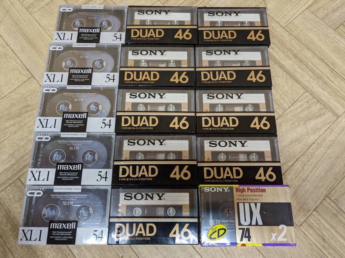 オーディオカセットテープSONY DUAD TYPEⅢ Fe-Cr 90分 最も優遇の www