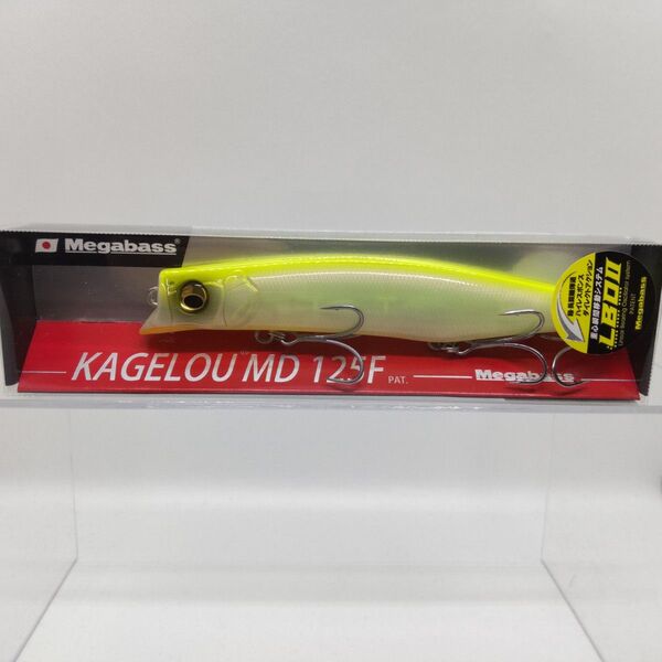メガバス KAGELOU MD (カゲロウMD) 125F PM チャートバック