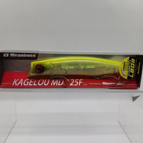 メガバス KAGELOU MD (カゲロウMD) 125F スケルトンチャートII