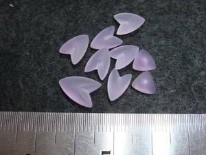  rare . pretty petal type! one-side hole amethyst purple crystal f Lost processing Shape set amethyst amethyst * 1 various many including in a package possibility!
