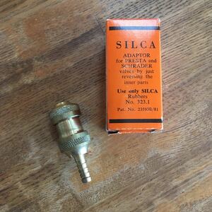 未使用新品 シリカ 真鍮製ポンプヘッド フロアポンプ用 仏式 米式 SILCA