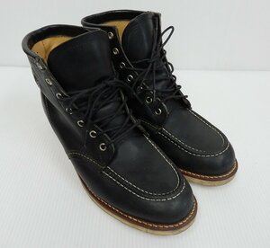 chippewa チペワ ワークブーツ 91109 ブラック size:9D 中古 かかと減り 囗T巛