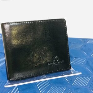 【保管品/CH】HEAD SOUTH 二つ折り財布 ウォレット ブラック 小銭入れ付き ファッション RS0114/0000