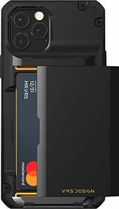 【VRS】 iPhone12Pro / iPhone12 対応 ケース カード 収納 3枚 耐衝撃 携帯ケース 衝撃 吸収 ハード カバー 背面