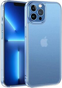 NIMASO ケース iPhone 13 Pro 用 カバー 背面ガラス マットタイプ ストラップホール付き NSC21H311