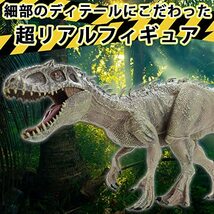 MONOW 恐竜 フィギュア インドミナス レックス A インドラプトル おもちゃ 34cm ジュラシック リアル きょうりゅう ティラノサウル_画像5