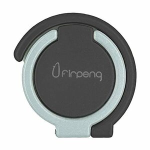 Firpeng スマホリング 360°回転 3箇所回転 角度調整可能 リングホルダー 車載フック付き iiPhone/Android各種他対応