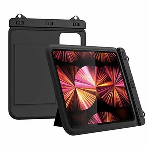 タブレット防水ケース ATiC お風呂ケース スタンド仕様 12インチ以下のタブレット適用 透明防水カバー 首掛けバンド付き 浴室 お風呂 プー