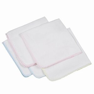 i Sam association cotton 100% made in Japan 2 -ply weave gauze double gauze handkerchie plain 32x32 centimeter meter (x 5) 5 sheets 