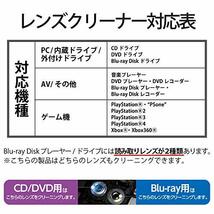 エレコム ブルーレイ DVD CD レンズクリーナー 湿式 再生エラー解消に 約50回使用 PS4対応 日本製 AVD-CKBRP2_画像6