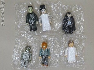 新品 ユニバーサルモンスターズ:ノーマルコンプ6種セット KUBRICK キューブリック MEDICOM TOY メディコムトイ Universal Studios Monsters