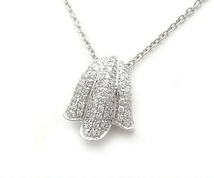 [ green shop pawnshop ] Piaget Magic garden diamond necklace full pave diamond K18WG[ used ]