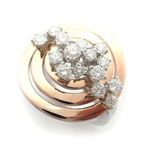 [ green shop pawnshop ] Damiani sophia low Len diamond ring K18WG/PG[ used ]
