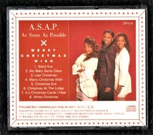 Ω 帯付 美盤 ASAP クリスマスソング カバー集 8曲入 1993年 CD/MERRY X'MAS WISH/稲垣潤一 辛島美登里 松任谷由実 山下達郎 ワム/A.S.A.P._画像4