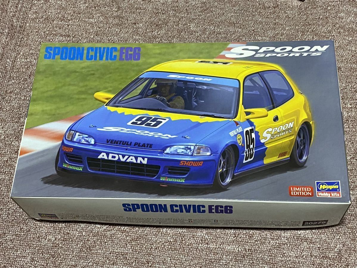 当時物】絶版 スプーンシビック EG6 入手困難 新品 初版 ハセガワ 当時