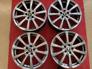 MANARAY SPORT マナレイスポーツ 17インチアルミホイール 17x7J+50 PCD100 5穴 a-2137 O2-3-TK