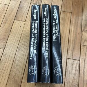 P-ш/ 洋書 Wolfgang Seeger ウルフギャング・シーガー 不揃い3冊まとめ 手術 医学 医療