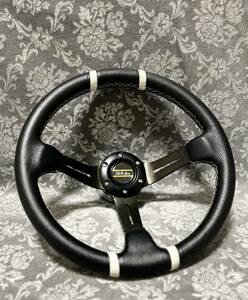 1 jpy ~ leather type steering gear 340mm deep cone offset adjustment spacer Running man highway racer drift 86 Nardi Momo 