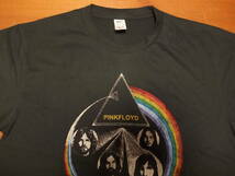 新品 【DARK SIDE OF THE MOON】ピンクフロイド 狂気 Tour Vintage Style 両面 プリント Tシャツ XL // プログレ ロックTシャツ バンT_画像4