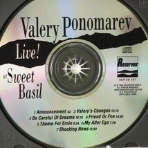 【美品 RESERVOIR】VALERY PONOMAREV　LIVE AT SWEET BASIL　JOHN HICKS　PETER WASHINGTON　DON BRADEN　VICTOR JONES_画像3