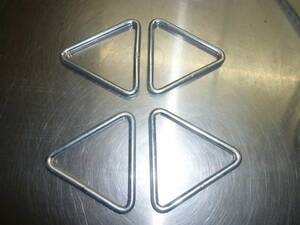  triangle steel ring 8. set unused goods 