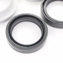 Oil Seal DUST-SEAL KIT for F36 fork MALOSSI 36x48x11 mm フロントフォーク オイルシールセット GIRELA Runner ピアジオ NRG Typhoon_画像4