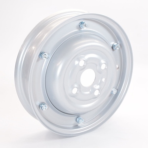 Wheel rim -F.A.ITALIA 1.80-9 inch - Vespa (type 50N 9 inch - 4 inner holes) - grey ベスパ 50N 50L 50R 用 9インチホイール