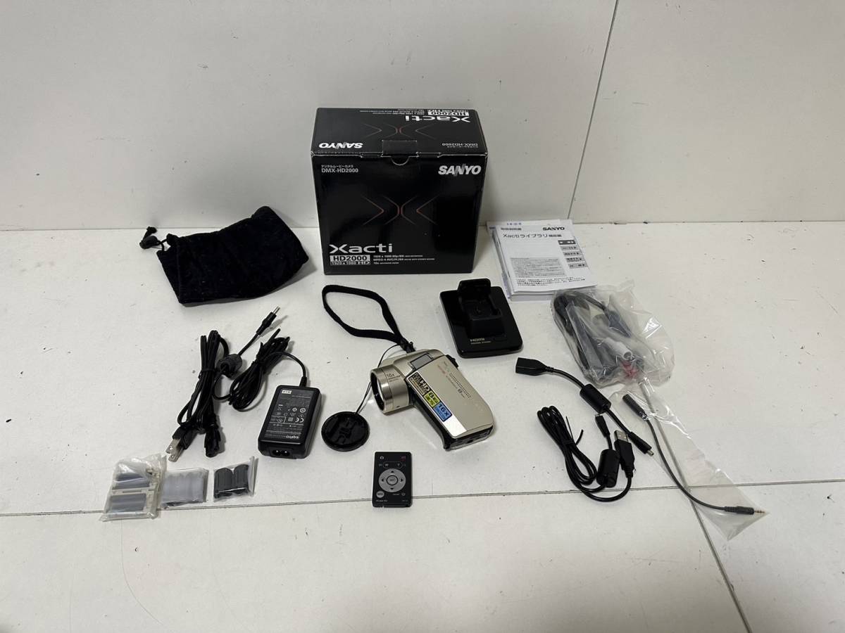 ☆新品級☆完動品☆ SANYO DMX-HD2000 ☆付属品多数あり☆ #AK764 www