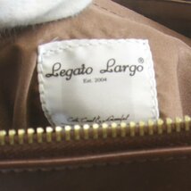 『USED』 Legato Largo リュック・デイパック ブラウン レザー_画像9