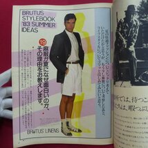 d8雑誌「BRUTUS(ブルータス)」1983年6.1【'83夏生活・快適マニュアル/新・芸術展望/キース・ヘリング/デ・パルマ/バスキア】_画像7