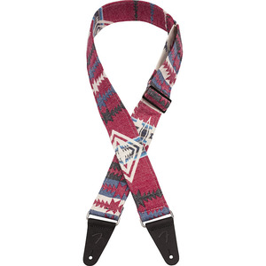 Fender 2 Zion Strap, Red Aztec guitar strap ( fender )